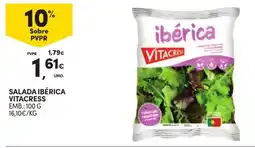 Continente Salada ibérica vitacress promoção