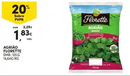 Continente Agrião florette promoção