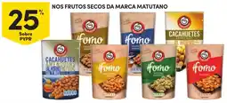 Continente Nos frutos secos da marca matutano promoção