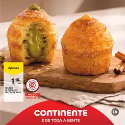Continente Cruffin de pistácio/pastel de nata promoção