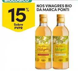 Continente Nos vinagres bio da marca ponti promoção