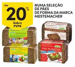 Continente Numa seleção de paes de forma da marca mestemacher promoção
