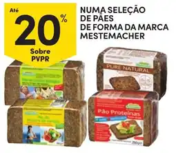 Continente Pão de Carneiro Biológico Mestemacher promoção