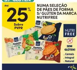 Continente Numa seleção de paes de forma s/gluten da marca nutrifree promoção