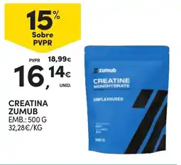 Continente Creatina zumub promoção