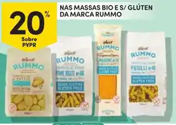 Continente Nas massas bio e s/glúten da marca rummo promoção