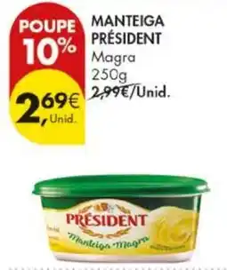 Pingo Doce Manteiga President Magra promoção