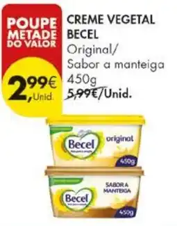 Pingo Doce Creme vegetal becel promoção