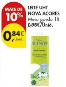 Pingo Doce Leite uht nova açores promoção