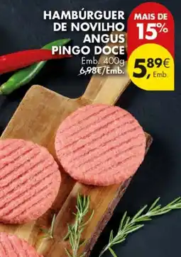 Pingo Doce hambúrguer de novilho angus pingo doce promoção