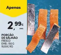 Continente Porção de salmão promoção