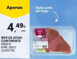 Continente Bife de atum continente fresco promoção
