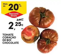 Continente Tomate coração de boi chocolate promoção