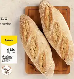 Pingo Doce Pão rústico massa mãe promoção