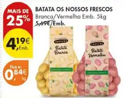Pingo Doce Batata os nossos frescos promoção