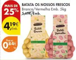 Pingo Doce Batata os nossos frescos promoção