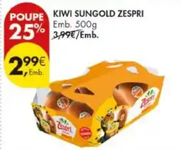 Pingo Doce Kiwi sungold zespri promoção