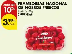 Pingo Doce Framboesas nacional os nossos frescos promoção