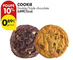 Pingo Doce Cookie double/triple chocolate promoção