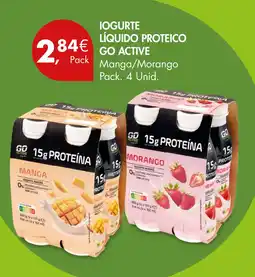 Pingo Doce Iogurte líquido proteico go active promoção