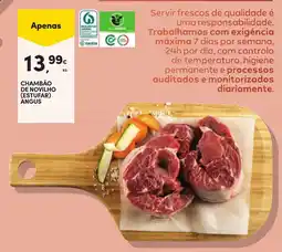 Continente Chambão de novilho angus promoção