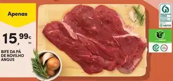 Continente Bife da pá de novilho angus promoção