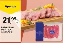 Continente Preguinho de vitela promoção