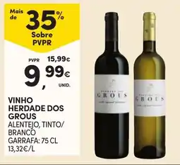 Continente Vinho herdade dos grous promoção