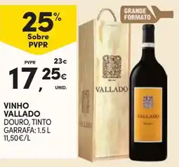 Continente Vinho vallado promoção