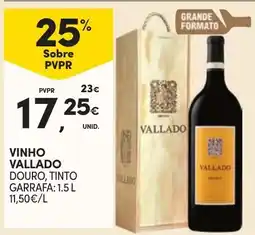 Continente vinho vallado promoção