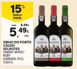 Continente Vinho do porto cálem velhotes promoção