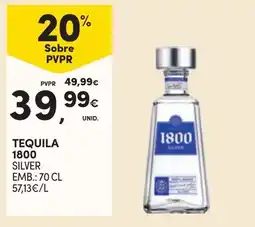 Continente Tequila 1800 silver promoção