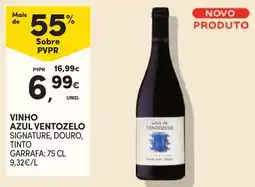 Continente Vinho azul ventozelo promoção