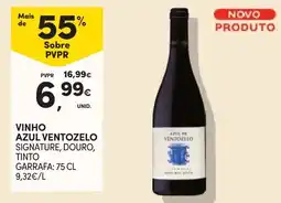 Continente vinho azul ventozelo signature, douro, tinto promoção