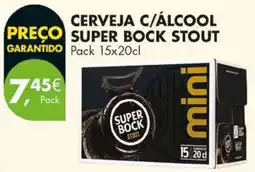 Pingo Doce Cerveja c/álcool super bock stout mini promoção
