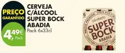 Pingo Doce Cerveja c/álcool super bock abadia promoção