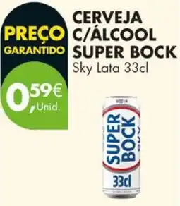 Pingo Doce cerveja c/álcool super bock promoção