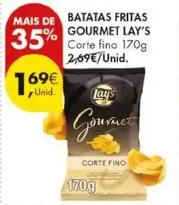 Pingo Doce Batatas fritas gourmet lay's promoção