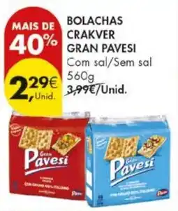 Pingo Doce Bolachas crakver gran pavesi promoção