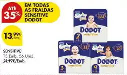 Pingo Doce Fraldas sensitive dodot promoção