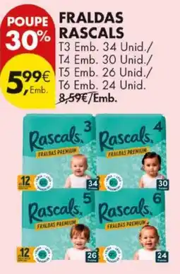 Pingo Doce Fraldas rascals promoção