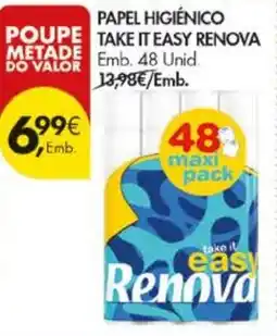 Pingo Doce Papel higiênico take it easy renova promoção