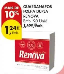 Pingo Doce Guardanapos folha dupla renova promoção