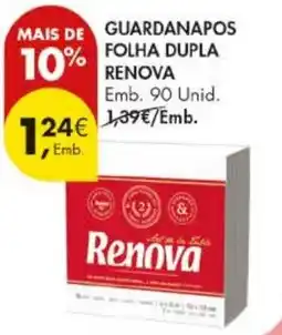 Pingo Doce Guardanapos folha dupla renova promoção