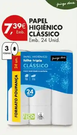Pingo Doce Papel higienico clássico promoção