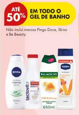 Pingo Doce Em todo o gel de banho promoção