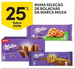 Continente Numa seleção de bolachas da marca milka promoção