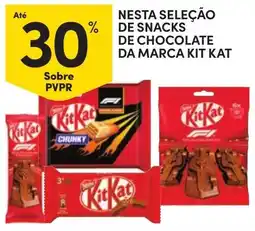 Continente Nesta seleção de snacks de chocolate da marca kit kat promoção