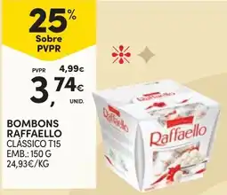 Continente Bombons raffaello promoção