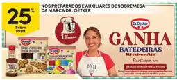 Continente Nos preparados e auxiliares de sobremesa da marca dr. oetker promoção